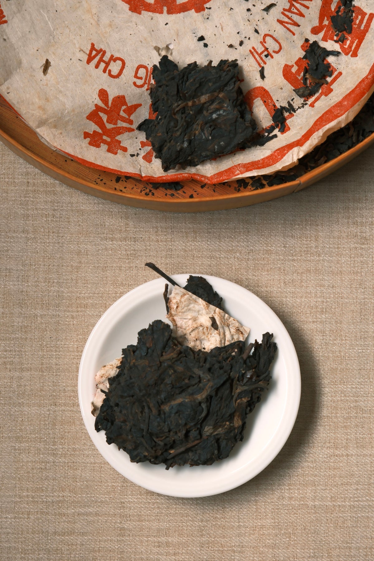 陳年老普洱茶 pu-erh tea